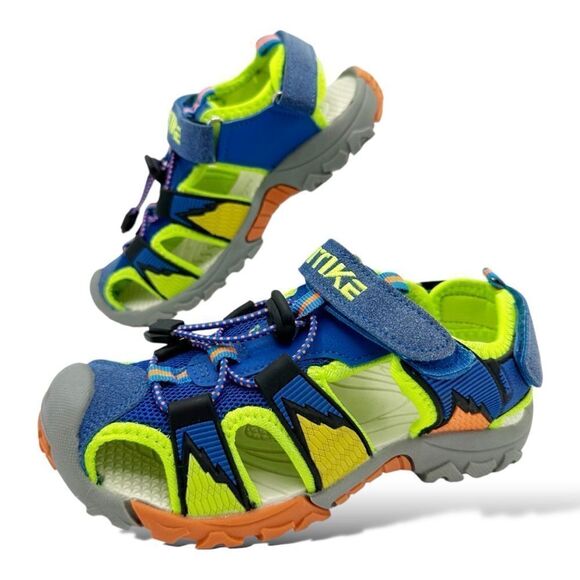 Littleplum Boys Sandals Closed Toe Sport Sandals Summer Shoes for Kids Walking 1 - Picture 3 of 11